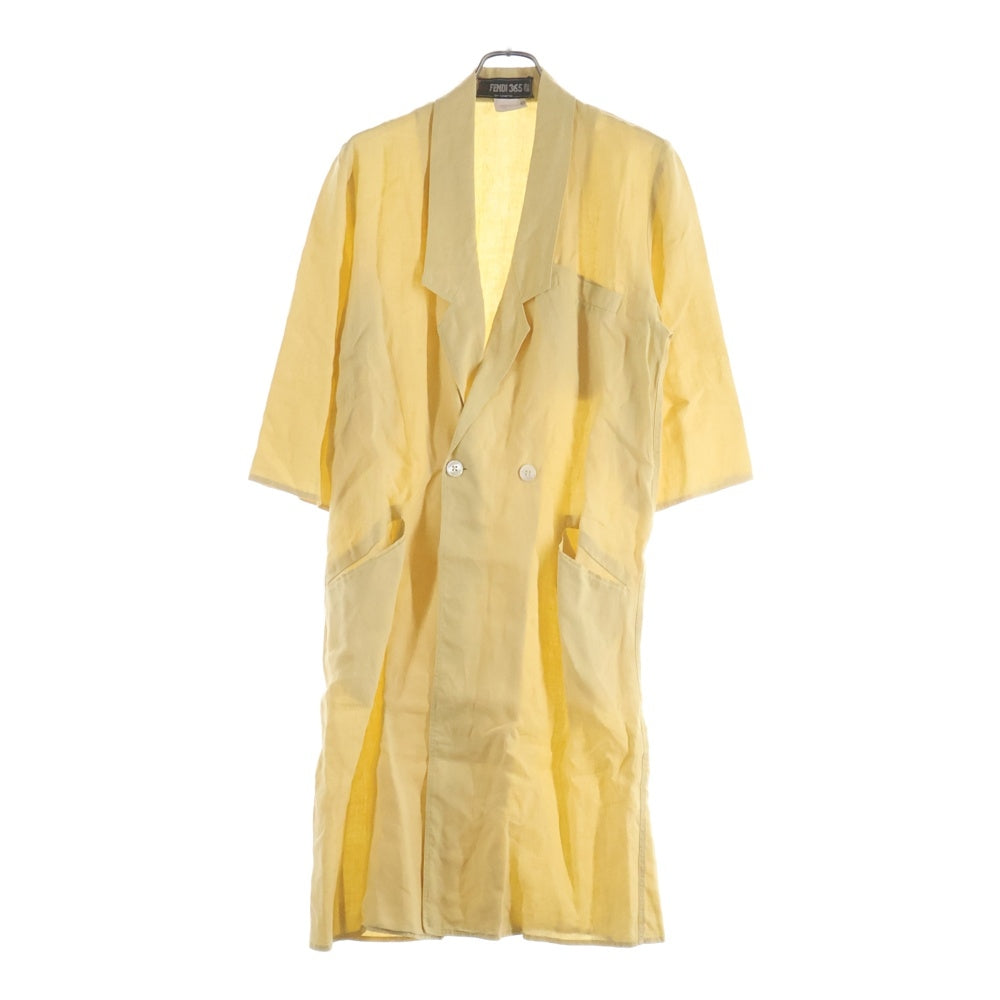 FENDI(フェンディ) テーラードジャケット リネンジャケット イエロー レディース