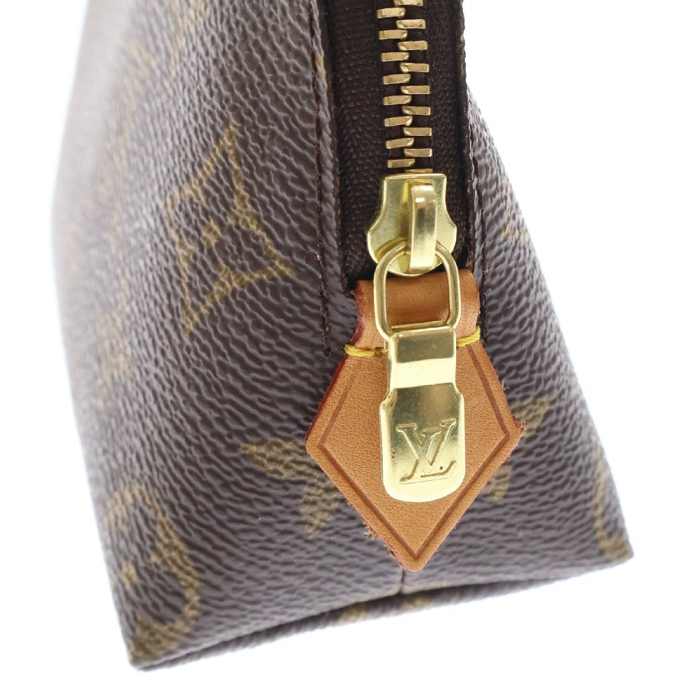 LOUIS VUITTON(ルイヴィトン) モノグラム ポシェットコスメティック ブラウン PVCレザー ポーチ 小物入れ M47515