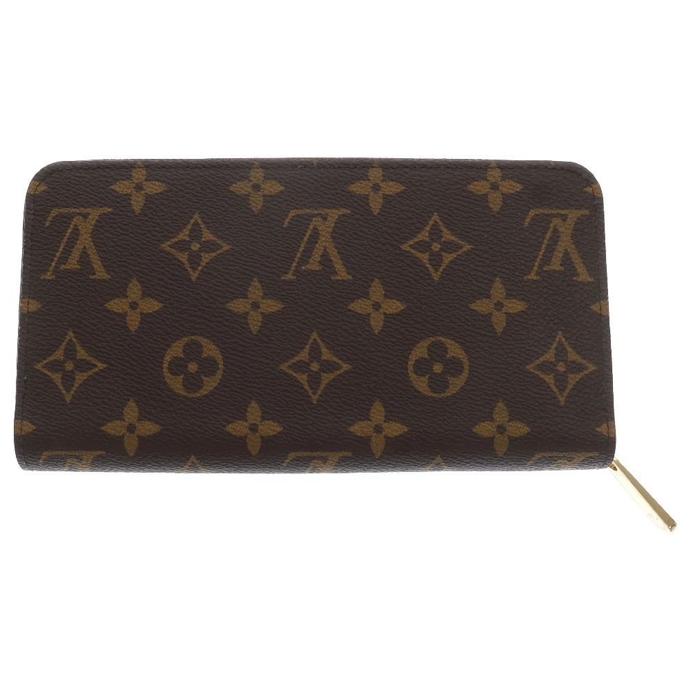 LOUIS VUITTON(ルイヴィトン) モノグラム ジッピーウォレット フューシャ ラウンドファスナー長財布 ブラウン PVCレザー RFID M41895