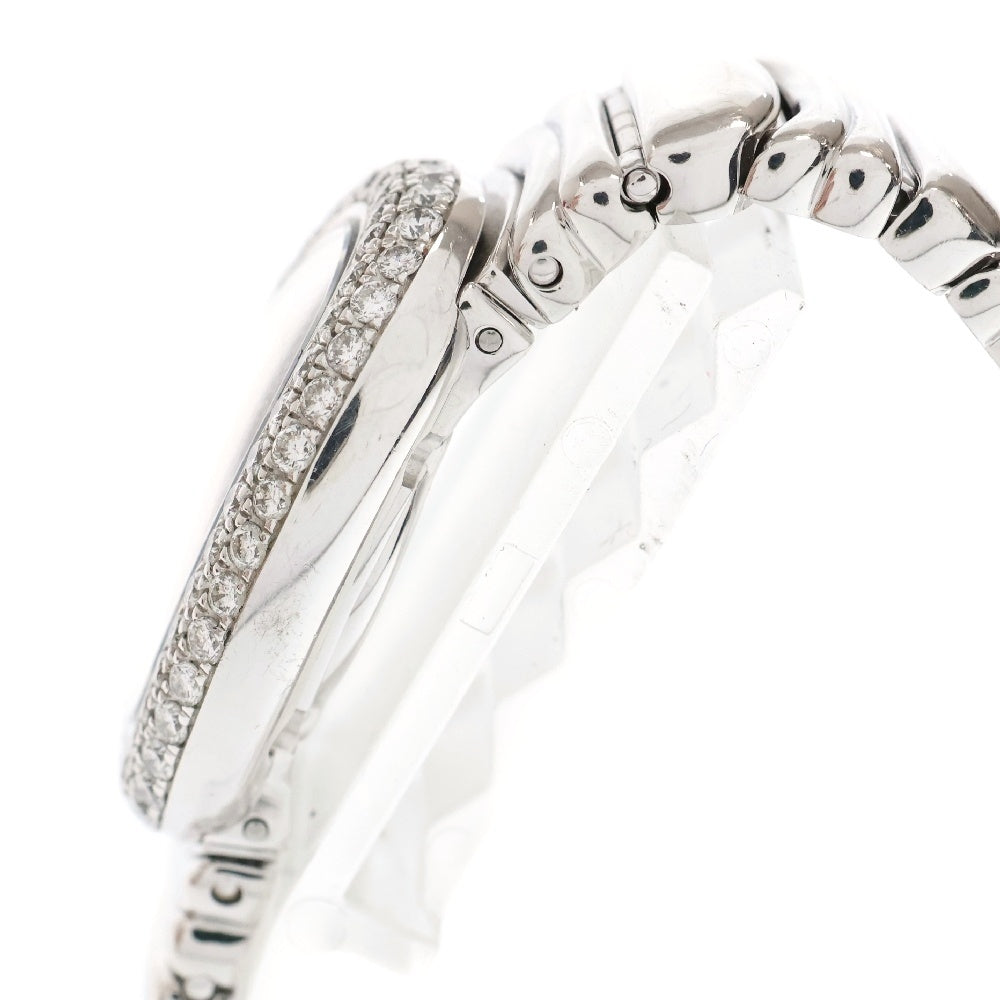 Cartier(カルティエ) ミニベニュワール 白文字盤 ホワイトゴールド ダイヤモンドベゼル WG/QZ クォーツ 電池式 WB5095L2 腕時計 レディース
