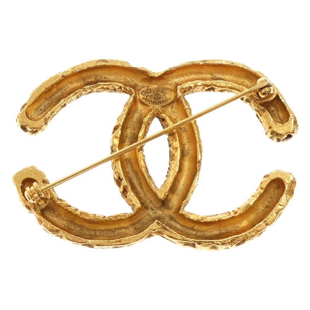 CHANEL(シャネル) ココマーク ブローチ GP ゴールド メタル 93A