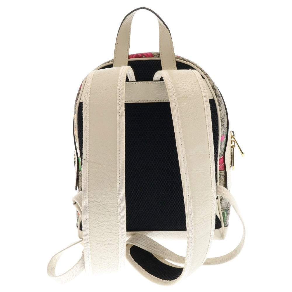 GUCCI(グッチ) GGフローラ シェリーライン レザー バックパック リュック ブラウン レディース 547965