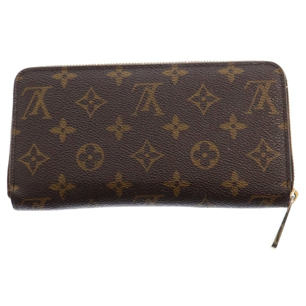 LOUIS VUITTON(ルイヴィトン) モノグラム ジッピーウォレット ラウンドファスナー レザー ロングウォレット 長財布 ブラウン M42616