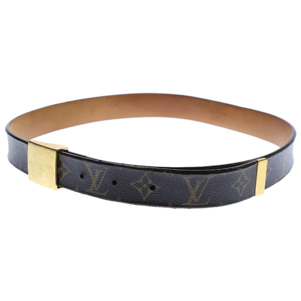 LOUIS VUITTON(ルイヴィトン) モノグラム サンチュールキャレ ベルト ブラウン PVCレザー M6800