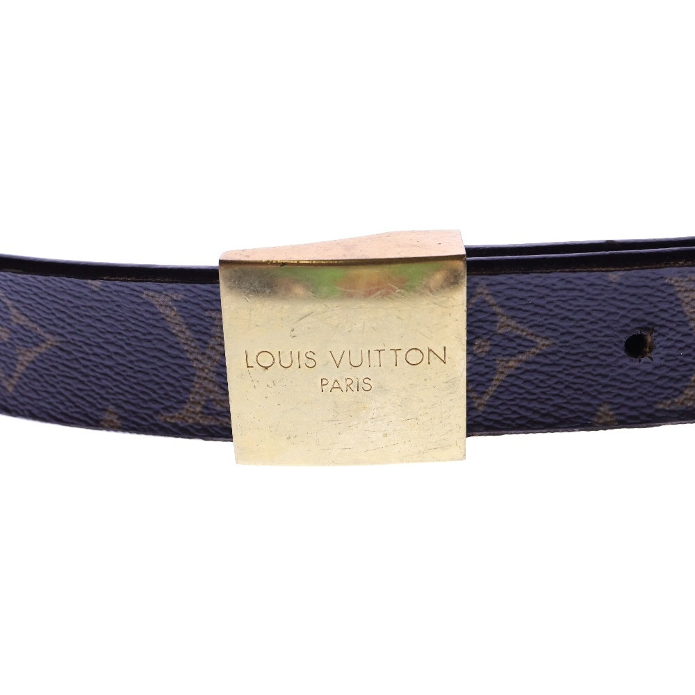 LOUIS VUITTON(ルイヴィトン) モノグラム サンチュールキャレ ベルト ブラウン PVCレザー M6800