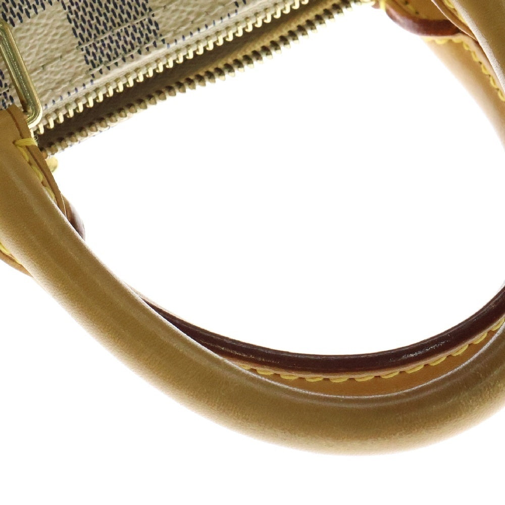 LOUIS VUITTON(ルイヴィトン) ダミエ・アズール スピーディ25 ハンドバッグ ミニボストンバッグ 白 PVCレザー N41534