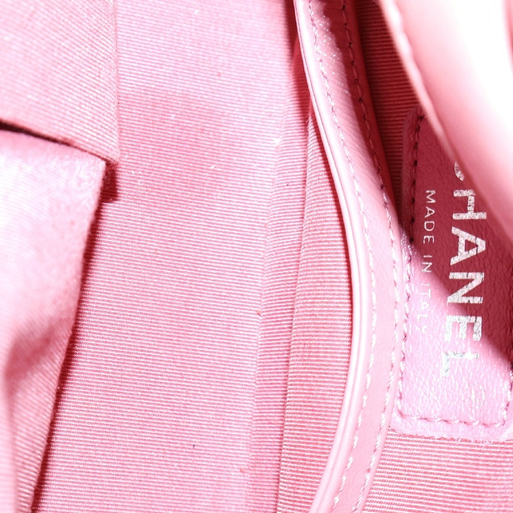 CHANEL(シャネル) ガブリエルドゥシャネル ラムスキン スモール レザー2WAY チェーンショルダーバッグ ピンク