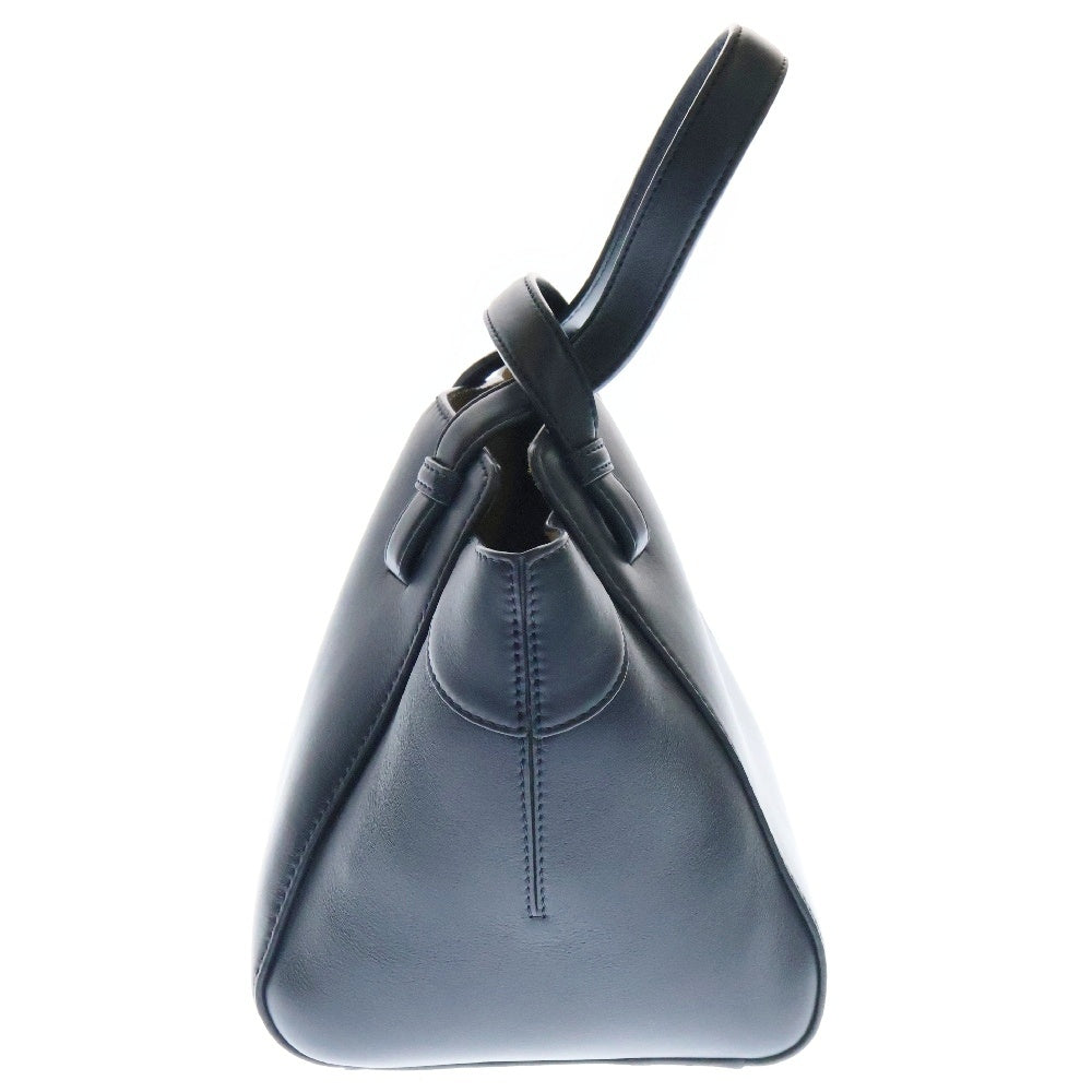 LOEWE(ロエベ) ハンモック ナゲット ハンドバッグ ネイビー レザー 2wayバッグ