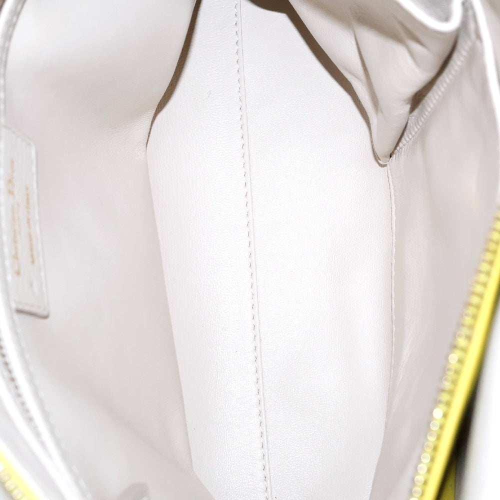 DIOR(ディオール) グランヴィル 2WAY ハンドバッグ トートバッグ アイボリー レザー