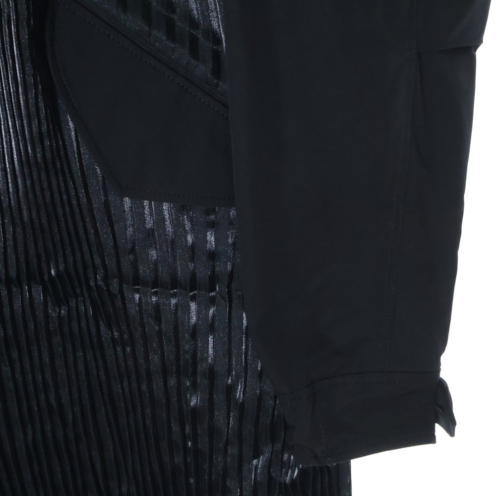 JUNYA WATANABE COMME des GARCONS(ジュンヤワタナベ コムデギャルソン) 23AW 変形ギャザーデティール フーデッド ロングコート ブラック レディース JL-C020