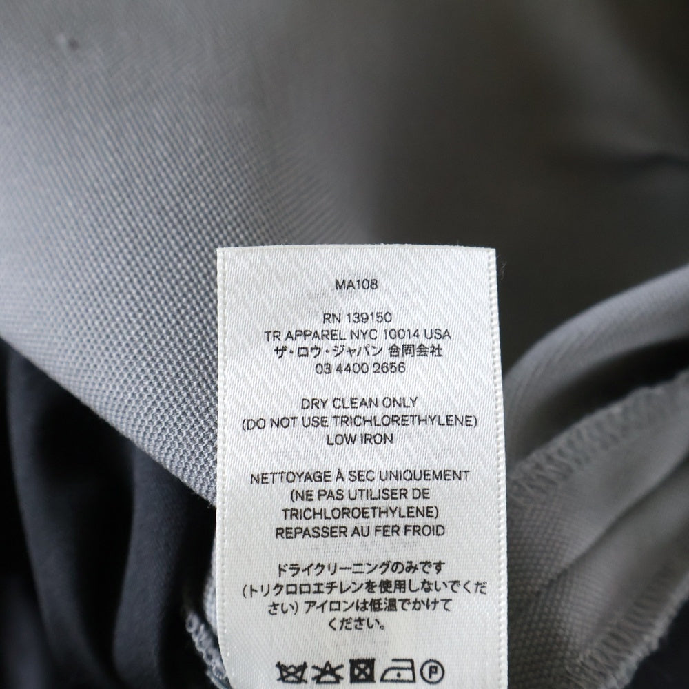 THE ROW(ザロウ) ワイドタックパンツ グレー ウール スラックス ベージュ