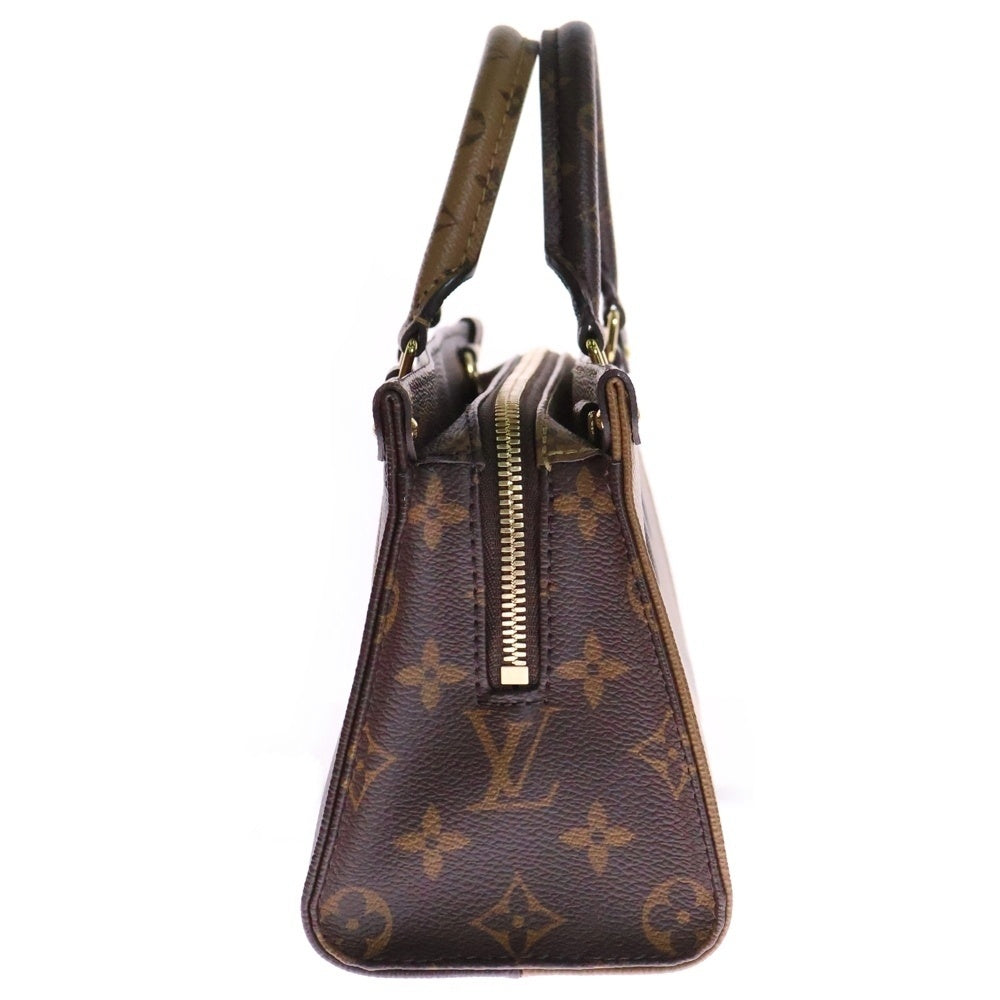 LOUIS VUITTON(ルイヴィトン) モノグラム ジャイアントリバース オンザゴーEW 2wayショルダーバッグ ハンドバッグ ブラウン PVCレザー RFID M46653