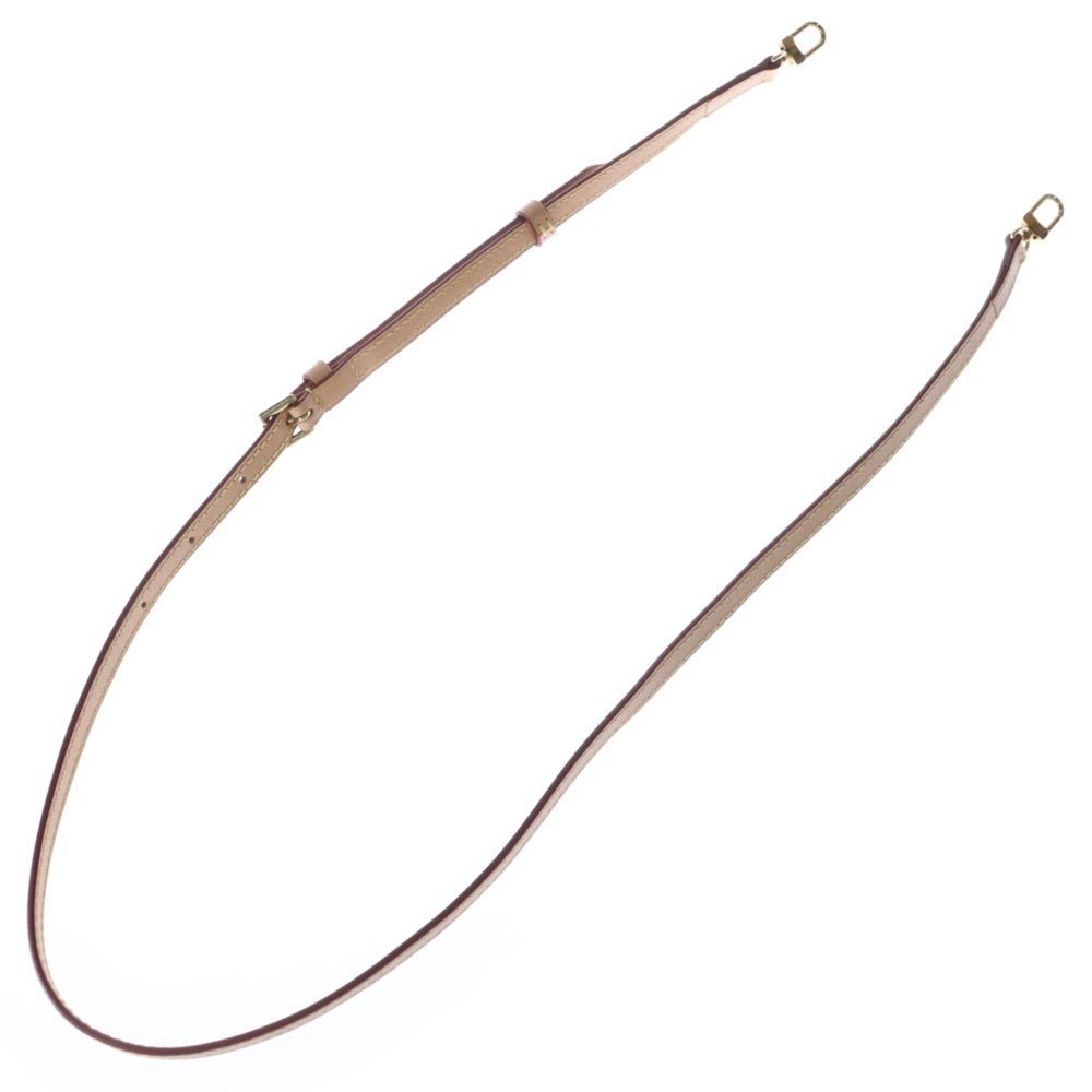 LOUIS VUITTON(ルイヴィトン) ショルダーストラップ ベージュ レザー ゴールド金具