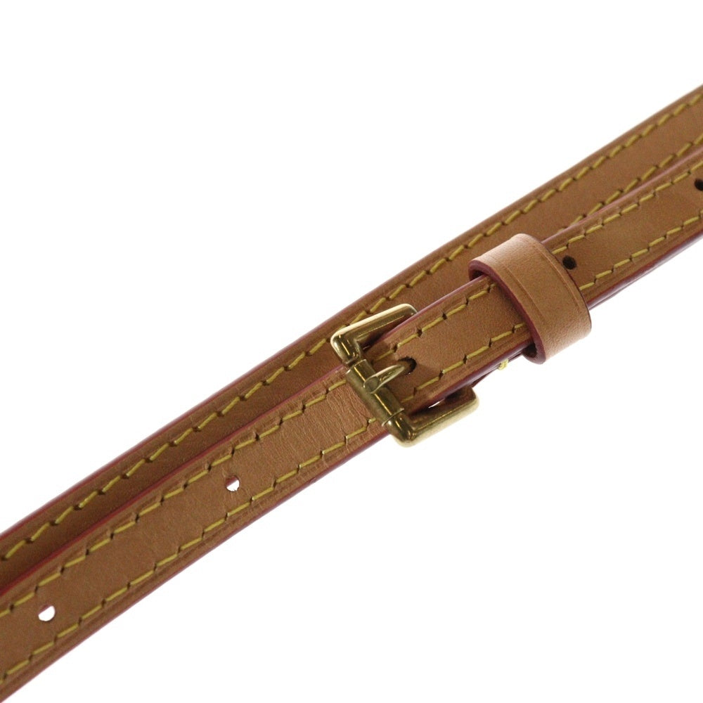 LOUIS VUITTON(ルイヴィトン) ショルダーストラップ ベージュ レザー ゴールド金具
