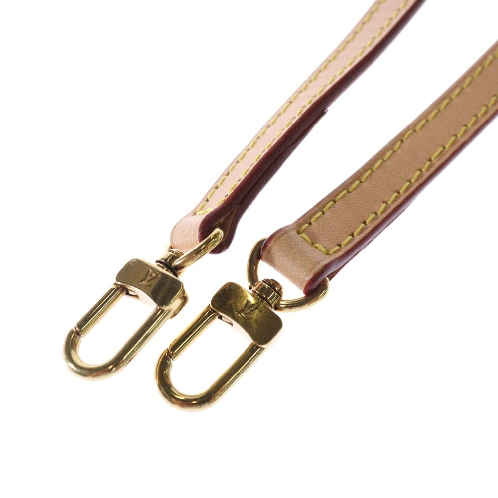 LOUIS VUITTON(ルイヴィトン) ショルダーストラップ ベージュ レザー ゴールド金具
