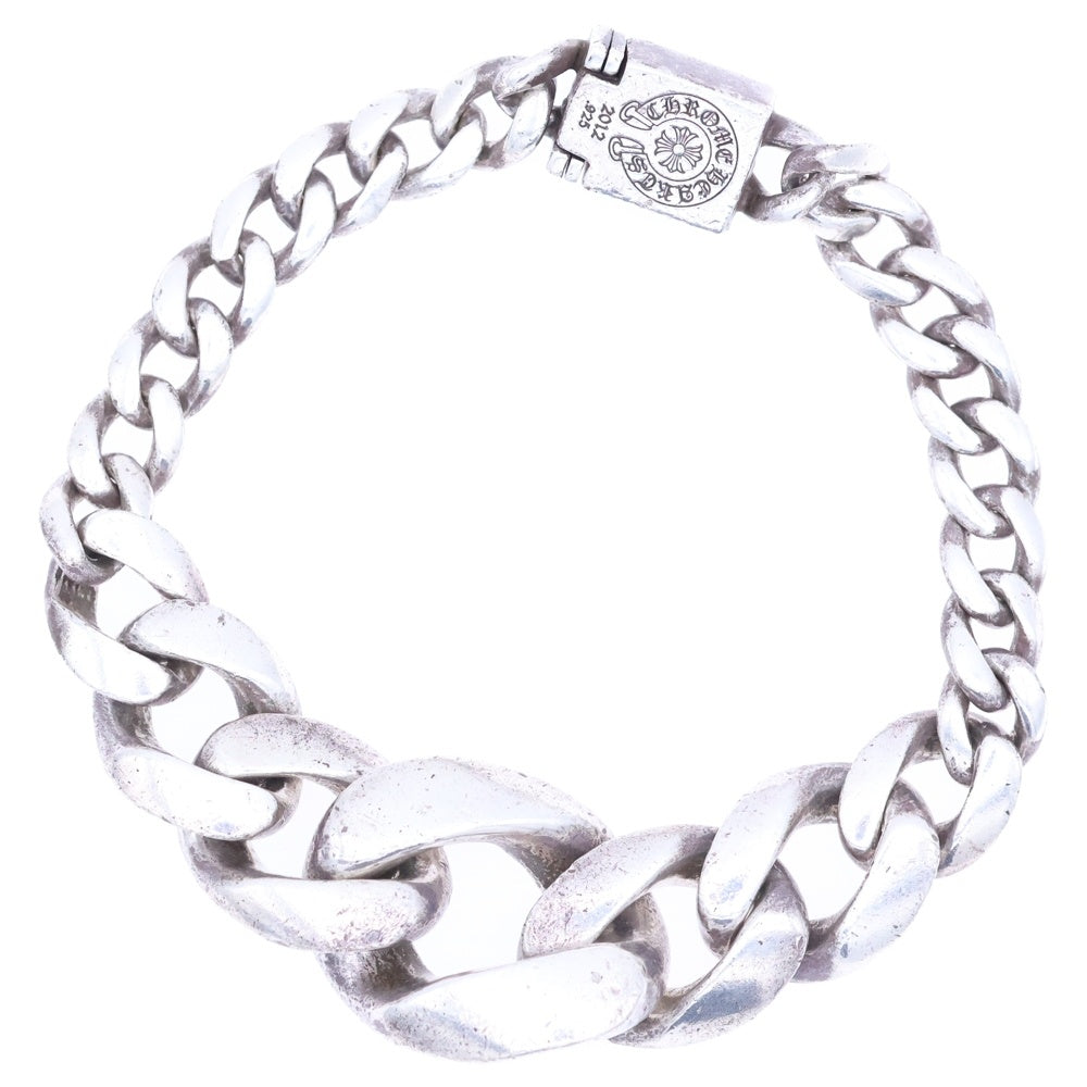 CHROME HEARTS(クロムハーツ) TAPERED CLSC LNK テーパードクラシックリンク シルバーブレスレット シルバー