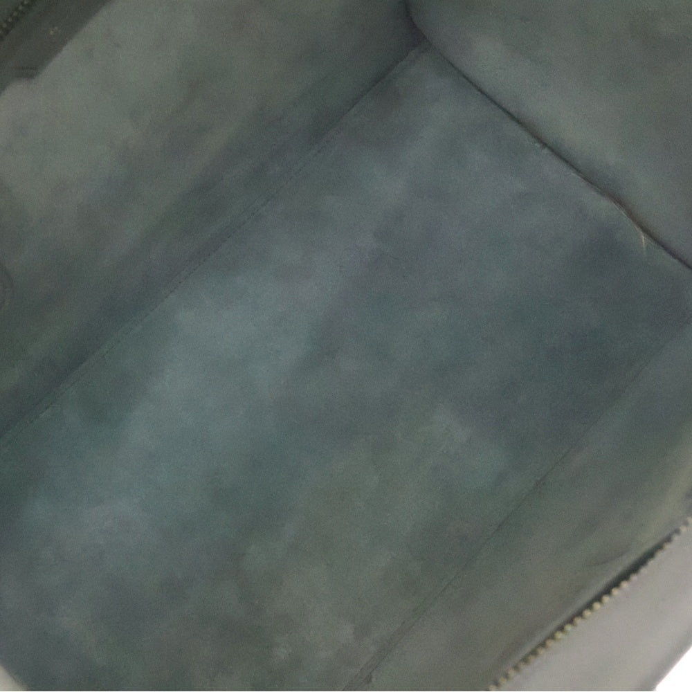CELINE(セリーヌ) ラゲージ ミニショッパー ハンドバッグ グレー レザー