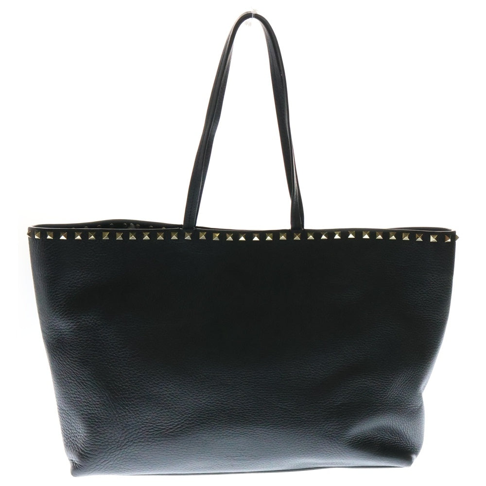 VALENTINO(ヴァレンティノ) トートバック スタッズ ブラック レザー ペット キャット