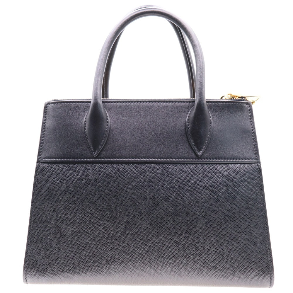 PRADA(プラダ) サフィアーノ 2WAY ショルダーバッグ ハンドバッグ ブラック レザー 1BA103