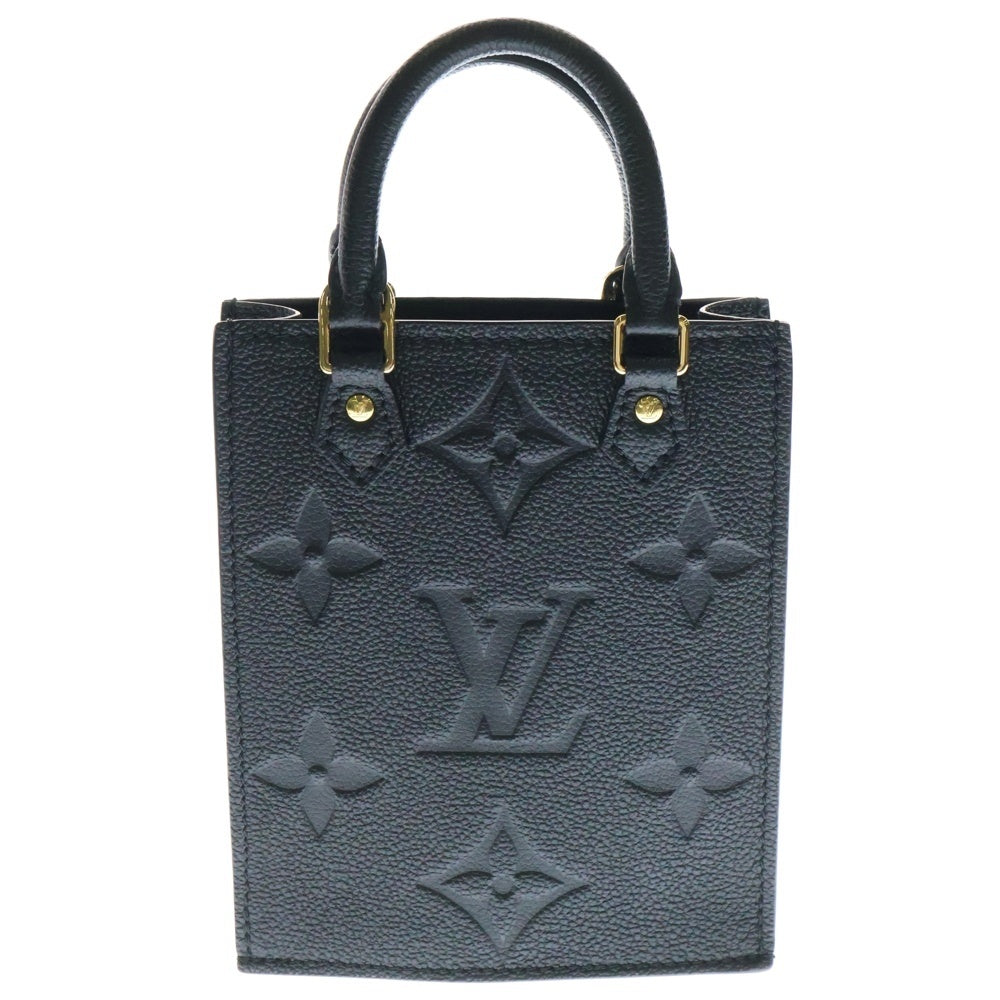 LOUIS VUITTON(ルイヴィトン) モノグラム アンプラント プティットサックプラ ショルダーバッグ ブラック レザー RFID M81417