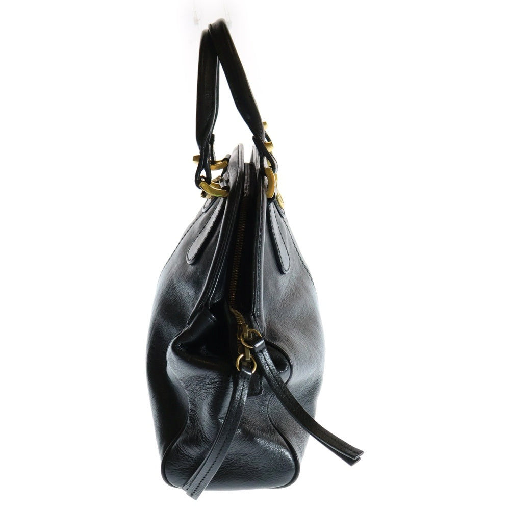 GUCCI(グッチ) リベル 2WAY ハンドバッグ ショルダーバッグ ブラック レザー 516459