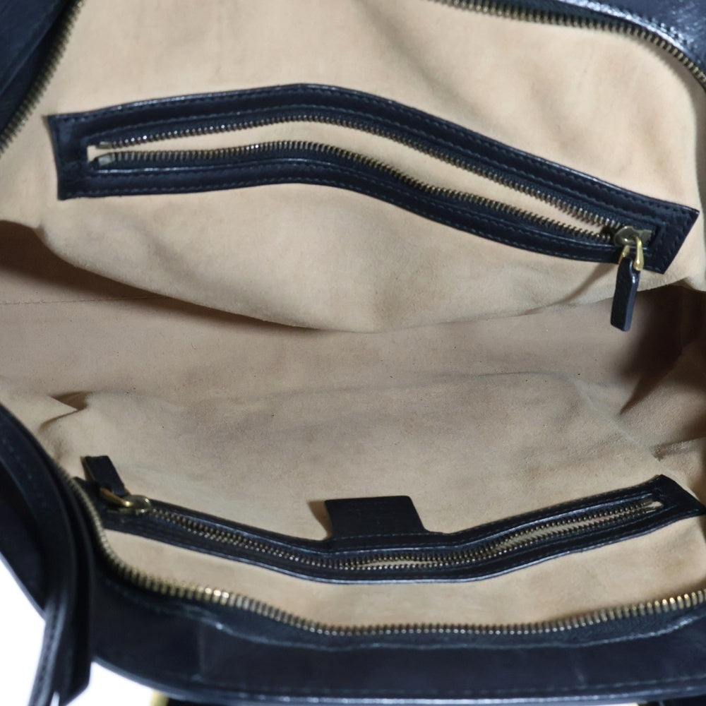 GUCCI(グッチ) リベル 2WAY ハンドバッグ ショルダーバッグ ブラック レザー 516459