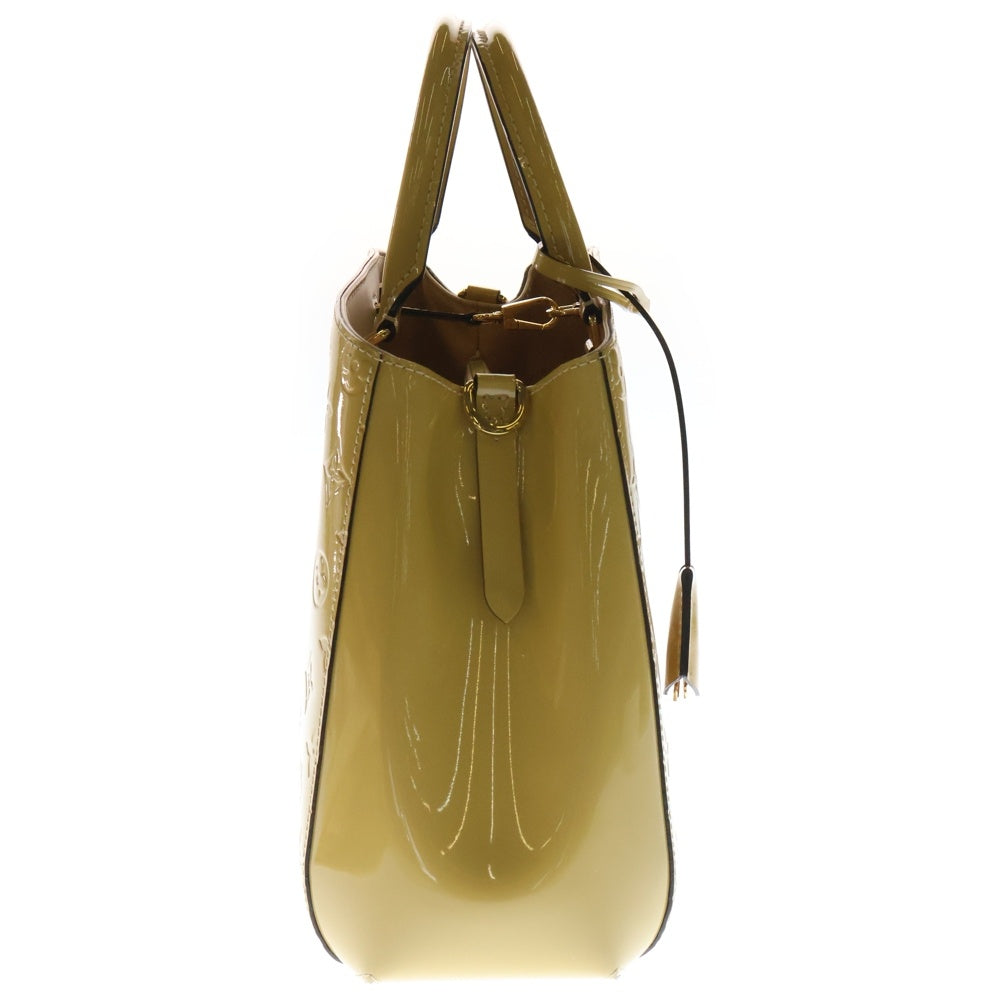 LOUIS VUITTON(ルイヴィトン) モノグラム・ヴェルニ モンテーニュMM イエロー エナメル 2wayハンドバッグ ショルダーバッグ M50169