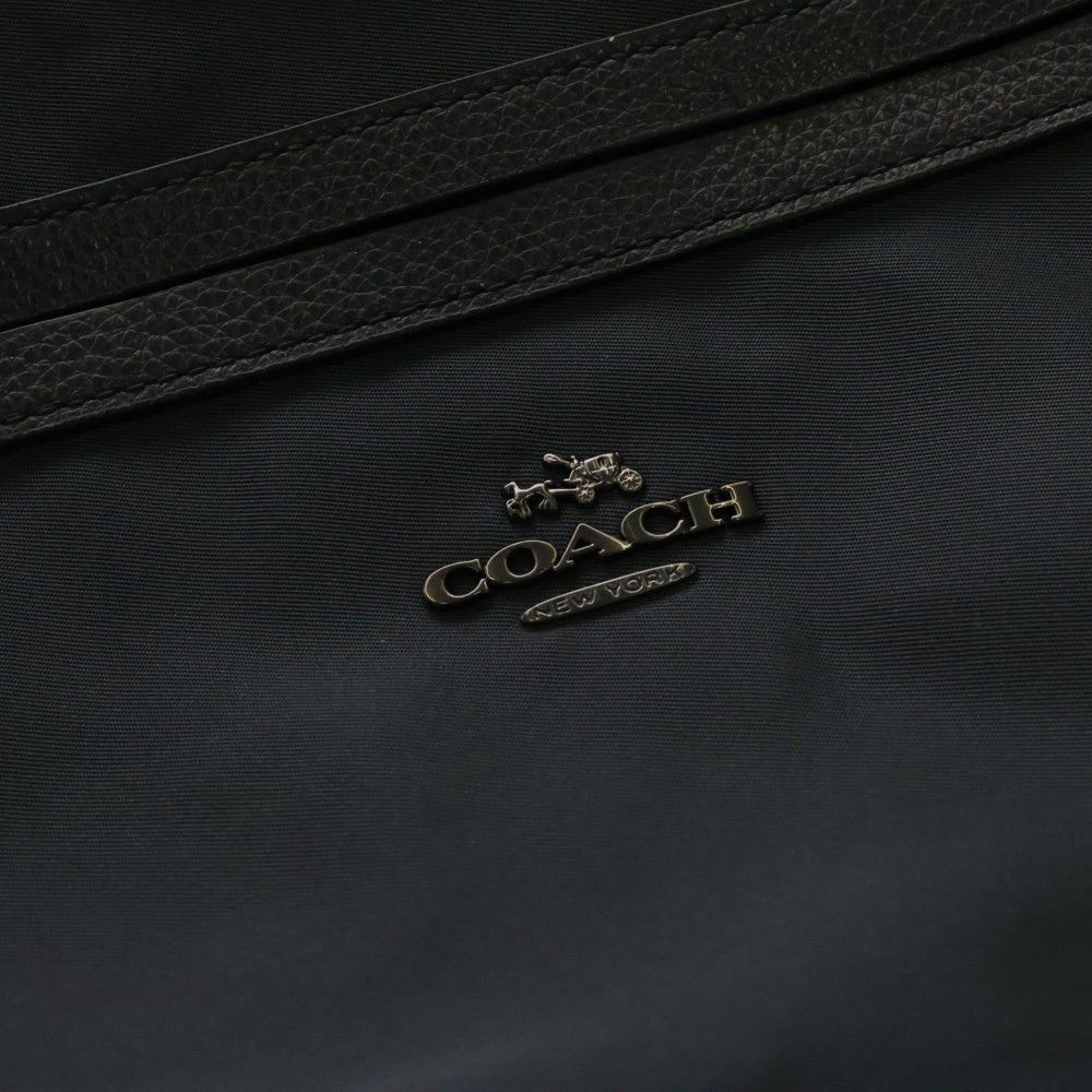 COACH(コーチ) ウィークエンダー 2WAY ナイロン ボストンバッグ ショルダーバッグ ネイビー F22347