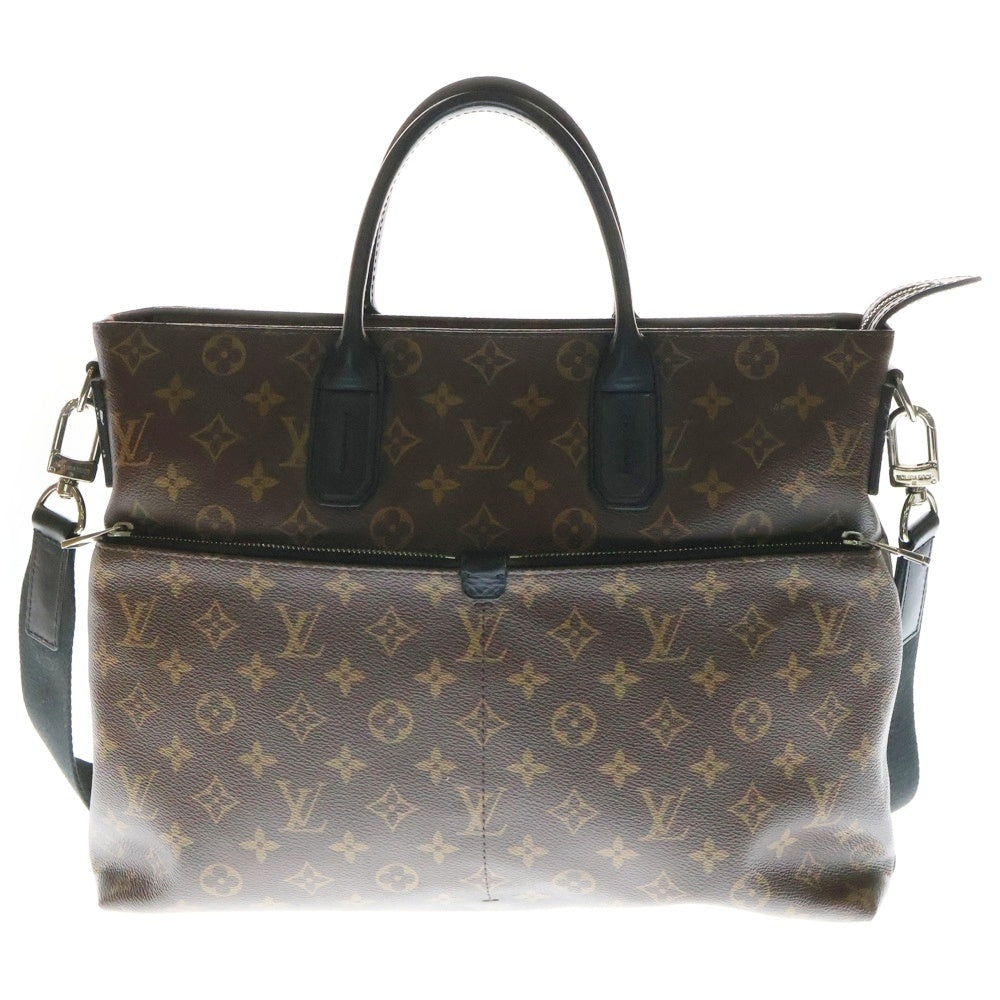 LOUIS VUITTON(ルイヴィトン) モノグラム マカサー7DW 2WAY レザーショルダーバッグ ハンドバッグ ブラウン レディース M61288