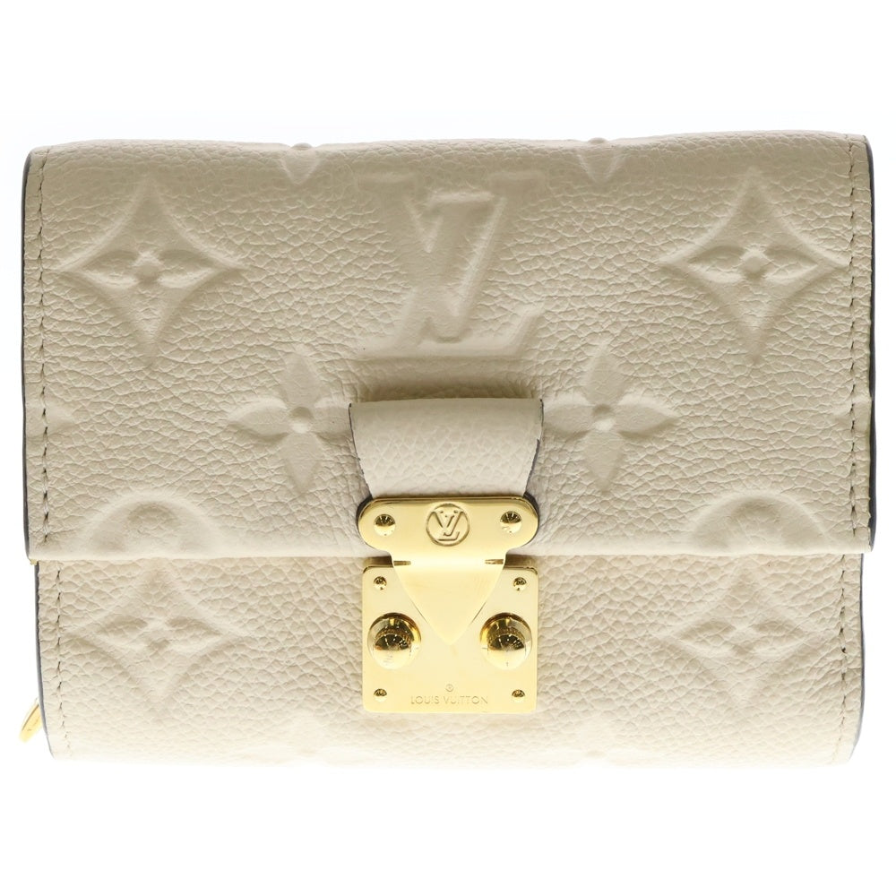 LOUIS VUITTON(ルイヴィトン) モノグラム アンプラント ポルトフォイユ メティス コンパクトウォレット コインケース 三つ折り財布 アイボリー ゴールド金具 レザー M81071