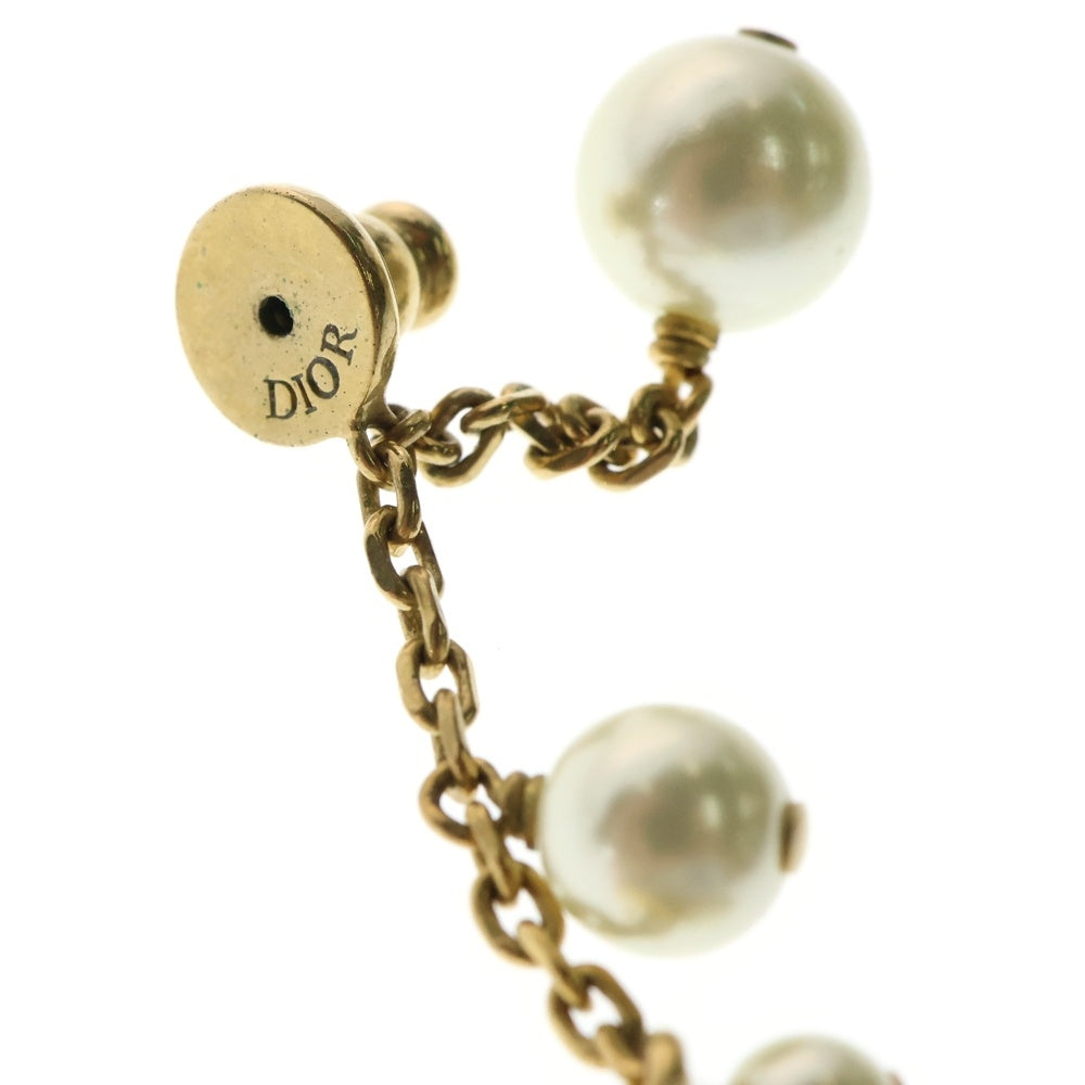 DIOR(ディオール) CDロゴ フェイクパールピアス イヤーアクセサリー ゴールド GP