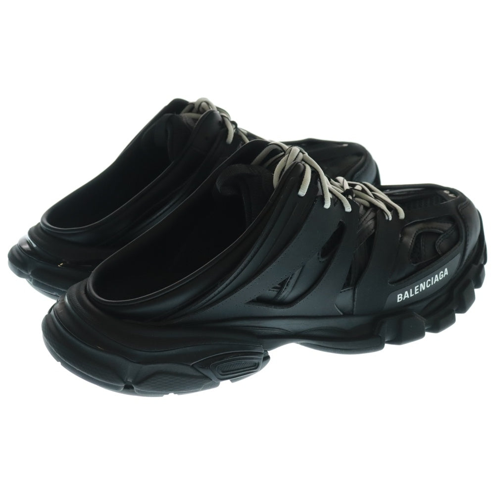 BALENCIAGA(バレンシアガ) TRACK MULE トラック ミュール ダブルレース メッシュ切替 サンダル シューズ ブラック 653814