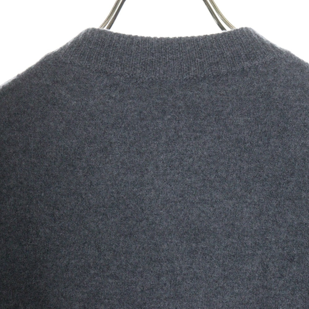 LOUIS VUITTON(ルイヴィトン) 23AW コンパクト ウール ニット クロップド カーディガン グレー レディース RW232W AMO FPKC17