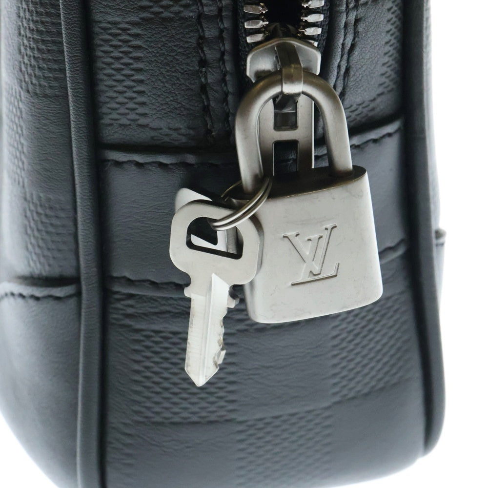 LOUIS VUITTON(ルイヴィトン) ダミエ アンフィニ ポルト ドキュマン ヴォワヤージュ ブリーフケース ビジネスバッグ ブラック PVCレザー N41146