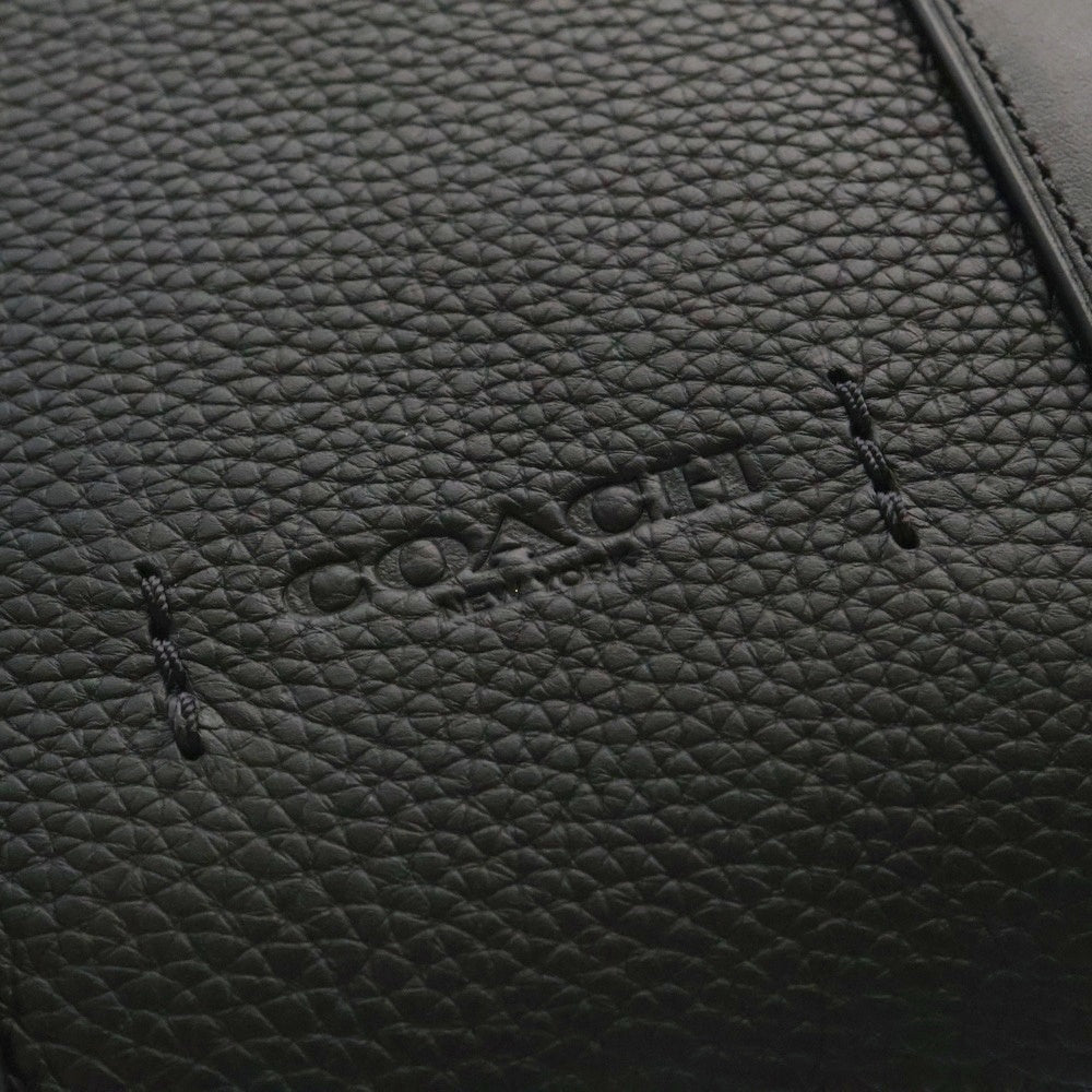 COACH(コーチ) ゴッサム ポートフォリオ レザー 2WAY ハンド ショルダー ビジネスバッグ ブリーフケース ガンメタ金具 ブラック C5318