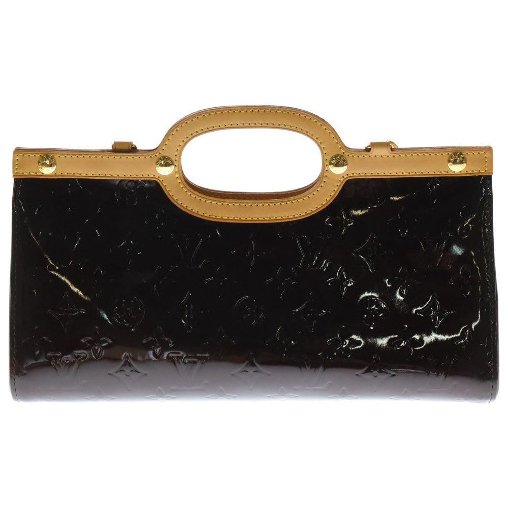 LOUIS VUITTON(ルイヴィトン) ヴェルニ ロクスバリードライブ アマラント パテント 2WAYバッグ ハンドバッグ ショルダーバッグ ボルドー×ブラウン ゴールド金具 M91995