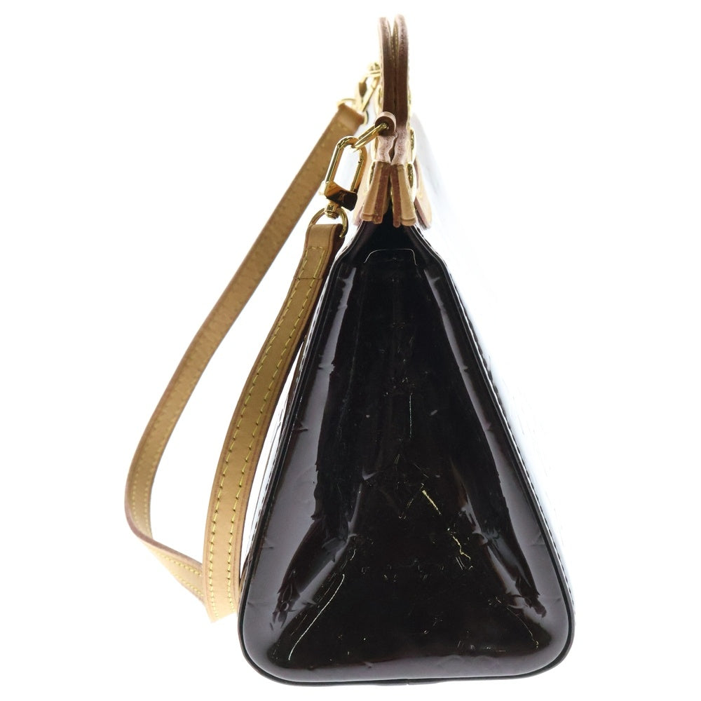 LOUIS VUITTON(ルイヴィトン) ヴェルニ ロクスバリードライブ アマラント パテント 2WAYバッグ ハンドバッグ ショルダーバッグ ボルドー×ブラウン ゴールド金具 M91995