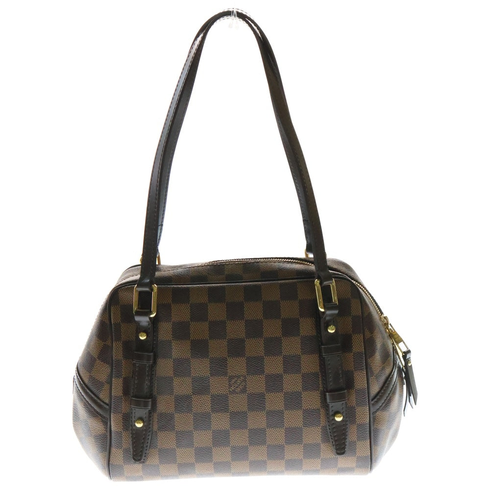 LOUIS VUITTON(ルイヴィトン) ダミエ リヴィントンPM ハンドバッグ ブラウン ゴールド金具 N41157