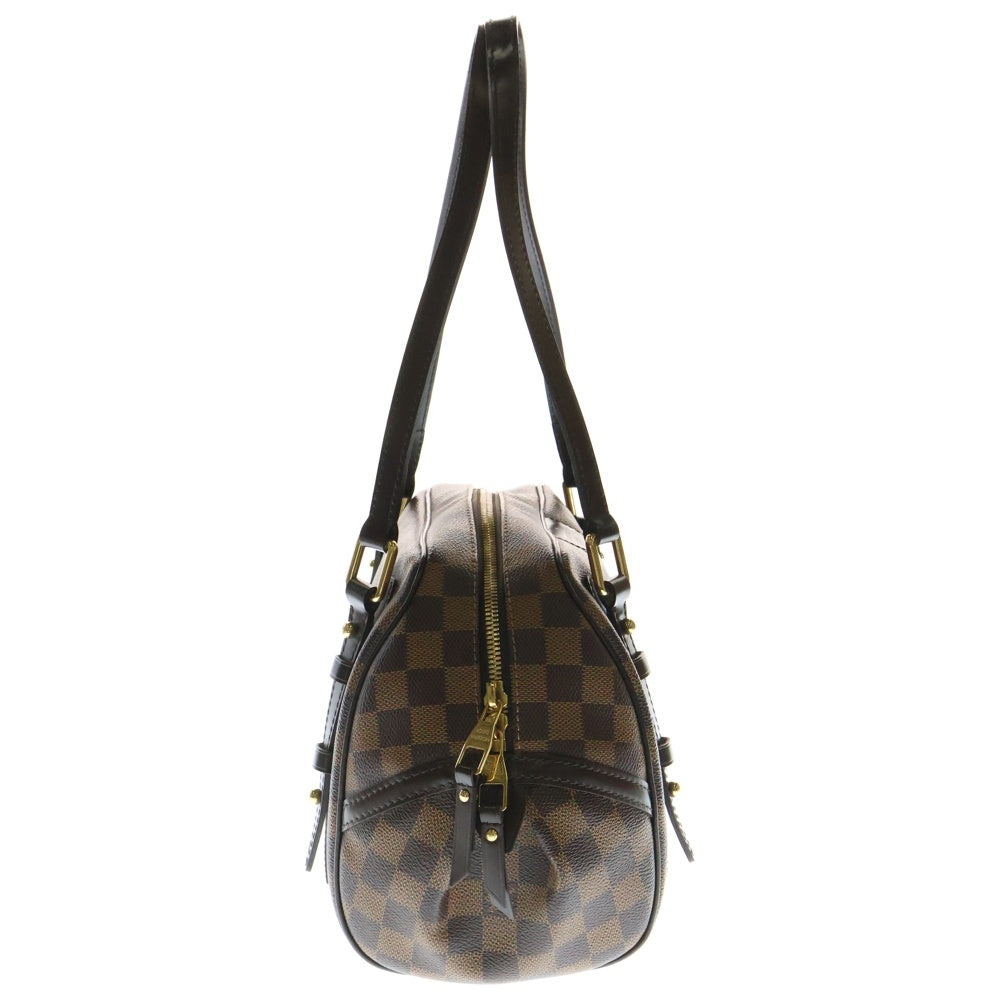 LOUIS VUITTON(ルイヴィトン) ダミエ リヴィントンPM ハンドバッグ ブラウン ゴールド金具 N41157