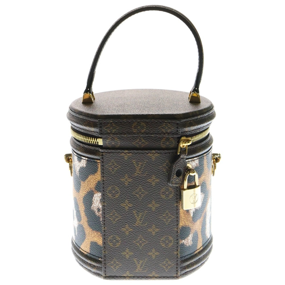 LOUIS VUITTON(ルイヴィトン) モノグラム カンヌ アニマル 2WAYバッグ ハンドバッグ ショルダーバッグ ブラウン ゴールド金具 PVC M13846