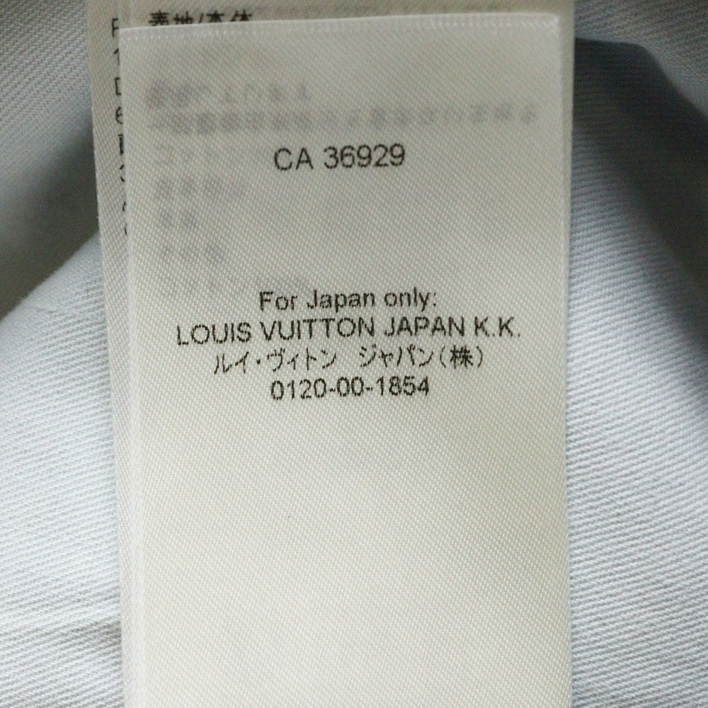 LOUIS VUITTON(ルイヴィトン) 23AW LVカップロゴ ウォッシュ加工 サイド ベルトデザイン デニムパンツ ジーンズ インディゴ RW232WB BEA FPPO37