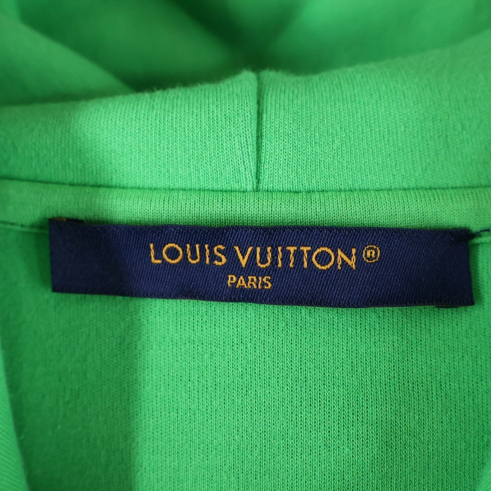 LOUIS VUITTON(ルイヴィトン) 23AW モノグラムフラワーストッパー プルオーバースウェットパーカー フーディー グリーン RW232 CFJ HPY76W