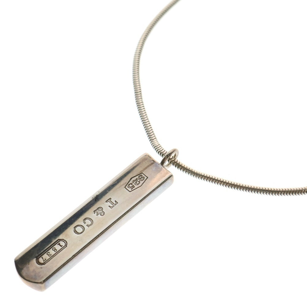 TIFFANY&Co(ティファニー) ナロー バー ネックレス ペンダント Ag925 SV シルバー