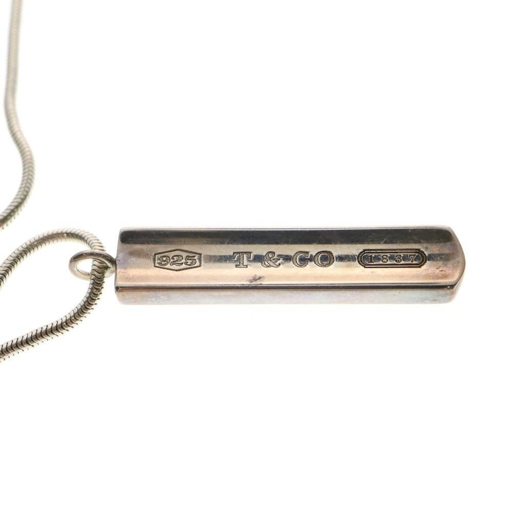 TIFFANY&Co(ティファニー) ナロー バー ネックレス ペンダント Ag925 SV シルバー