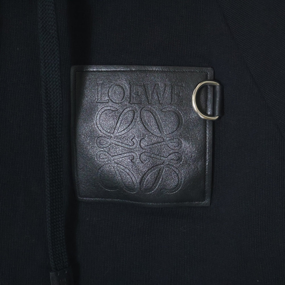 LOEWE(ロエベ) 23AW リラックスフィット フーディー アナグラム プルオーバー パーカー ブラック H526Y25X30