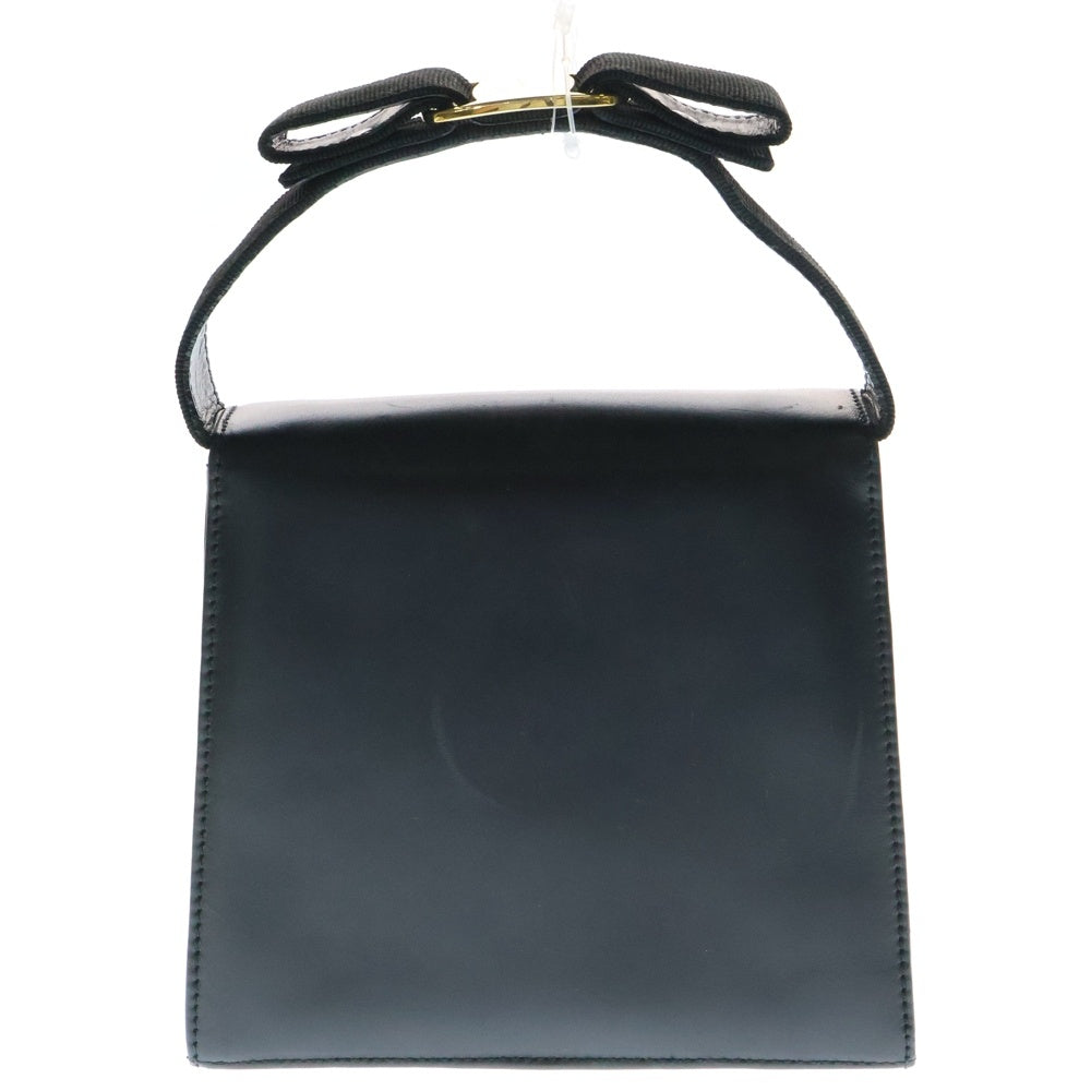 Salvatore Ferragamo(サルヴァトーレ フェラガモ) ヴァラ ショルダーバッグ ブラック レザー ポシェットバッグ