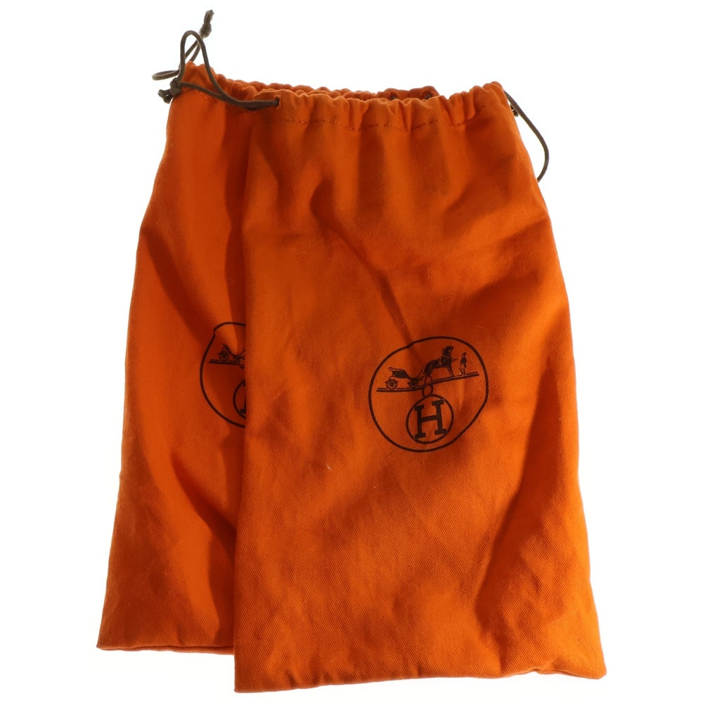 HERMES(エルメス) TRAIL トレイル Hロゴ レザー ローカットスニーカー シューズ ホワイト