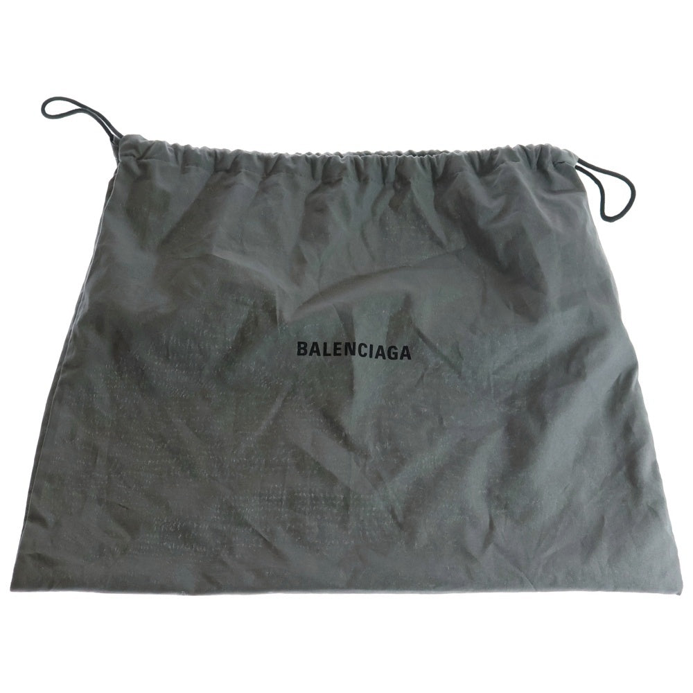 BALENCIAGA(バレンシアガ) エブリデイ ボディバッグ ウエストポーチ ブラック シルバー金具 ロゴ レザー 552375