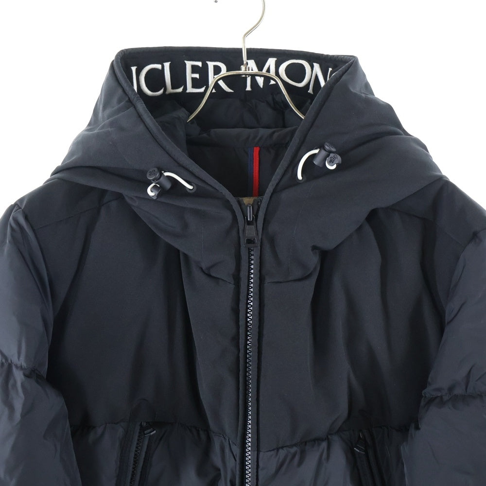 MONCLER(モンクレール) 18AW MONTCLA モンクラー ロゴ刺繍 フーデッド ジップアップ ダウンジャケット ブラック D20914132085 68352