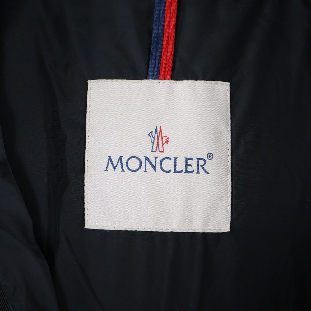 MONCLER(モンクレール) 18AW MONTCLA モンクラー ロゴ刺繍 フーデッド ジップアップ ダウンジャケット ブラック D20914132085 68352